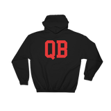 Blk/Red QB Hoodie (back)