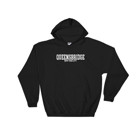 Blk/White QB Hoodie (Front)