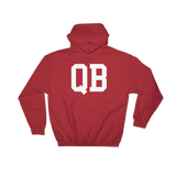 Red/White QB Hoodie (back)